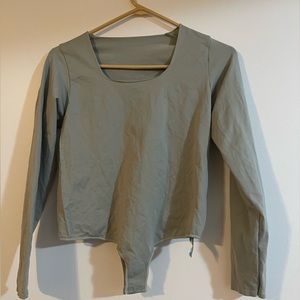 Skims smooth square neck body suit